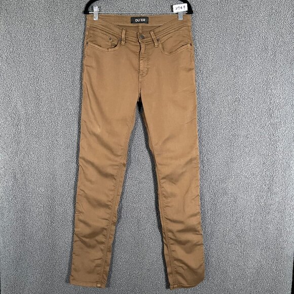DU/ER Duer N2X No Sweat Slim Fit Pants - Men's Size 32*34(Fit 32*32) - Tan